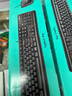 罗技（Logitech）MK120 键鼠套装 有线键鼠套装 办公键鼠套装 电脑键盘 USB即插即用 全尺寸 黑色 实拍图