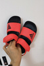 阿迪达斯（adidas）童鞋夏季男童凉鞋女童小大童简约经典儿童休闲运动沙滩鞋IH3633 实拍图
