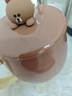 拜杰马克杯杯子礼物咖啡杯牛奶杯早餐杯带勺盖杯男女大容量水杯420ML 实拍图