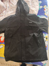 骆驼（CAMEL）三防户外休闲外套中性加绒运动风衣 J23CA6L6023 幻影黑 XXL 实拍图