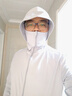 名创优品（MINISO）防晒衣男夏季新款帽子面罩一体UPF100+冰丝防晒服户外运动速干衣 【第五代升级款多波段防光老&大帽檐口罩一体】冰雾蓝 XL 180 【太阳下想晒黑都难】 实拍图