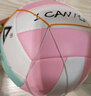 匹克排球中考专用比赛5号经典机缝PVC儿童男女学生训练排球白/粉兰 实拍图
