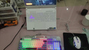 适用华硕天选键盘有线天选6pro/5/4/3机械手感键盘游戏电竞鼠标套装拯救者笔记本外置外接键盘 有线白紫键盘+鼠标+耳机三件套 实拍图