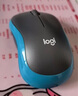 罗技（Logitech）MK275 键鼠套装 无线键鼠套装 办公键鼠套装 全尺寸 商务键鼠套装 带无线2.4G接收器 黑蓝色 实拍图