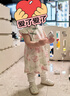 巴厘小猪女童短袖连衣裙夏季薄款小女孩公主裙儿童国风衣服夏 荷塘之约 80 cm 实拍图