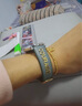 范思哲（VERSACE）瑞士手表女小绿表满天星石英表生日七夕礼物送女友VBP010017-38MM 实拍图