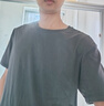 京东京造t恤男短袖男士t恤夏衣服男装白小T男女 苏超定制 深灰色 L 实拍图