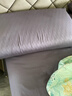 京东京造 60支长绒棉轻奢贡缎枕套 100%纯棉枕头套 48x74cm 一对装 灰蓝色 实拍图
