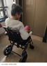 灿世轮椅可折叠老人超轻便旅行手推车小型便携式瘫痪老人专用出行v2 15|带拉杆铝合碳转+12寸蜂窝轮+透气坐垫+减震 实拍图