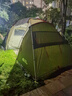 牧高笛（MOBIGARDEN）户外精致露营帐篷双开门透气牛津布防晒防雨两室一厅大空间世家4 世家4-橄榄绿【牛津布版】 实拍图