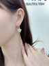 翠奢缘流苏花朵耳环女长款气质耳坠高档耳饰品情人节送女友老婆生日礼物 花朵流苏耳环（黄金色） 实拍图