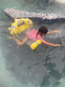 swimbobo户外水上成人小孩充气躺椅游泳圈浮床戏水浮力板 靠背网兜浮排 实拍图