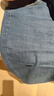 真维斯（JEANSWEST）牛仔裤男士直筒宽松男裤2025春季长裤男士弹力休闲裤子蓝色32 实拍图
