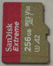 闪迪（SanDisk）256GB TF(MicroSD)内存卡 4K极速金卡A2 V30 U3行车记录仪 运动相机无人机 监控存储卡 读190MB/s 实拍图