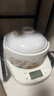 石崎成器日本 陶瓷内胆电饭煲 无涂层电饭煲 家用微压电饭锅柴火饭土陶伊贺烧3L煮饭防溢煲汤砂锅预约 胡椒白 3L 实拍图