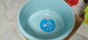 茶花 洗衣盆洗脸盆洗手盆厨房洗菜盆宝宝婴儿浴盆洗脚盆卫生间足浴盆 蓝色【30cm】 实拍图