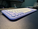 罗技（Logitech）POP ICON KEYS无线蓝牙键盘 AI轻音薄膜电脑办公键盘鼠标套装 mac ipad键鼠套装泡泡键盘自定义键 POP ICON KEYS 紫色 实拍图