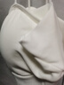 FitonTon吊带背心女士美背文胸一体运动瑜伽内衣带胸垫性感打底内搭白L 实拍图