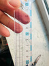 预防近视直尺带波浪线小学生专用尺子20cm15cm绘图格尺刻度塑料尺 蓝色 【1把】20cm 实拍图