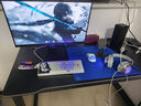 甄严选电脑桌台式家用电竞游戏桌双人办公台书桌简约书房学习桌写字桌子 加厚碳纤纹理-120CM【店长主推】 实拍图
