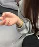 中国黄金（CHINA GOLD）无孔古法素圈黄金手镯足金素圈镯子结婚七夕情人节礼物送女友妈妈 【古法无孔】圈号58 约5.1g 实拍图