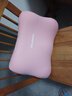 北欧蝶翼环抱中凸顶腰腰靠办公室护腰坐垫汽车座椅靠背久坐神器 粉色拼接 全包围蝶翼中凸顶腰腰靠 实拍图