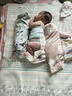 优萌 新生婴儿肚兜夏季薄款透气儿童连腿半背衣宝宝背心式兜兜护肚围 【两条装】狮子先生+大熊奔奔 59码（推荐0-3个月） 实拍图