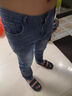 高端牛仔裤男士修身直筒小脚弹力2025夏季薄款休闲裤春秋长裤子男 B13浅蓝色 常规 32 建议130-140斤 实拍图