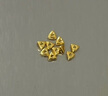 金小貅黄金转运珠足金999碎金子三角隔珠配件手链diy隔片实心珠配饰 0.43g,碎金约4颗【多退少补】 实拍图
