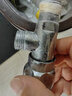 九牧王纯铜三角阀全铜加厚角阀黄铜热水器家用开关止水阀冷热水4分通用 全铜冷水加厚角阀【一只】 实拍图