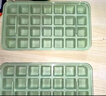【出口转内销】按压冰块模具冰格家用食品级制冰盒冰箱制冰神器 【清新绿56格】双层套装 赠冰铲 实拍图