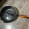 平底锅无涂层牛排煎锅不粘锅家用炒菜锅老式铁锅煤气灶电磁炉专用 平底煎炒锅+钢化盖+钢铲 28cm 实拍图