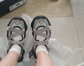 FILA 斐乐官方女鞋FRAGOLA摩登凉鞋夏季新款时尚休闲草莓凉鞋子 燧石灰/冰灰-EI 36 实拍图