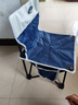 佳之钓 户外钓椅折叠椅子便携式凳子靠背椅美术写生家用小马扎钓鱼椅 升级加强款 中号深蓝+收纳袋 实拍图
