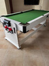 SZX成人标准4合1游戏桌 家庭商用台球乒乓球冰球黑8式室内球厅娱乐桌 7尺4合1-213*111*81cm-白桌+绿布 实拍图