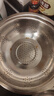 盛公满五件套不锈钢盆加厚盆菜盆漏盆洗菜盆圆盆 五件套（4个实盆+1个漏盆） 22、24、26、28、30cm 实拍图