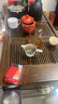 金灶（KAMJOVE）鸡翅木实木茶具套装烧水壶茶具茶盘套装茶台烧水壶一体式 K-185 搭配黑色K9茶炉 实拍图