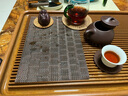 久堂茶垫茶盘过滤网茶台茶渣垫隔茶垫杯垫茶具配件防水茶席隔热垫可剪 暗红小号30*20 实拍图