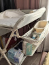 babycare尿布台多功能可折叠新生儿护理台抚触洗澡便携婴儿床-温特绿 实拍图