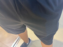 班尼路（Baleno）短裤男夏季潮流运动宽松百搭冰丝休闲裤冰感透气轻薄沙滩裤 实拍图
