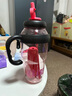 【京东物流】水杯冰霸吸管杯高颜值学生茶水分离大容量杯子 肚肚杯1个-玫红色 实拍图