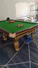 能师傅【送货包安装】台球桌标准型大理石成人家用中美式高档球房用黑八 棕色标准【中纤维七尺】2.28米 实拍图