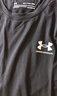 安德玛（UNDERARMOUR）春夏HeatGear Armour男子训练运动短袖紧身衣1361518 黑色001 XL 实拍图