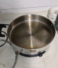 利仁（Liven）电饼铛电煎锅家庭用304不锈钢0涂层电饼档32cm加大55mm加深三明治早餐机DJG-J3255 实拍图