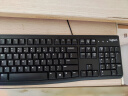 罗技（Logitech）K120 键盘 有线键盘 办公键盘 全尺寸 黑色U口 实拍图
