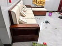 梓画实木沙发客厅金丝胡桃木家用中式直排贵妃储物2026新款家具1203 四人位+贵妃踏+茶几【特价】 【储物款】  5A抗菌｜10防科技布｜海绵坐垫 实拍图