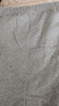 舒雅（Schiesser）男士纯棉透气阿罗裤家居短裤睡裤E5/24195X 花灰 XL 实拍图