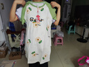 猫人（MiiOW）女士睡裙睡衣女【防螨抑菌纯棉】甜美兔子印花套头家居服奶油米 实拍图