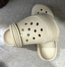 朴西洞洞鞋女夏季厚底踩屎感情侣防滑拖鞋 奶杏色  35-36  实拍图