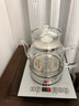 茶会友全自动上水电热水壶 茶台烧水壶 电茶壶煮泡茶家用办公一体茶桌嵌入式茶具电茶炉套装 1L 轻奢银-底部上水消毒款（37*20cm） 实拍图